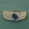 Cz Openable Kada With Mehndi Plating