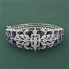 Cz Openable Kada With Rhodium Plating