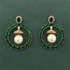 Cz Classic Earring With Mehndi Plating