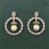 Cz Classic Earring With Mehndi Plating