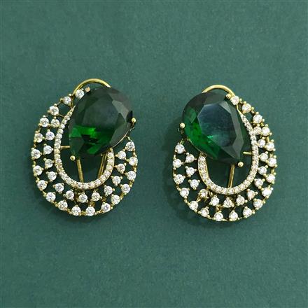 Cz Tops With Mehndi Plating