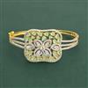 Cz Openable Kada With 2 Tone Plating