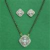 Cz Classic Mangalsutra With 2 Tone Rhodium Plating