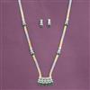 Cz Classic Pendant Set With 2 Tone Plating