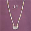 Cz Classic Pendant Set With 2 Tone Plating