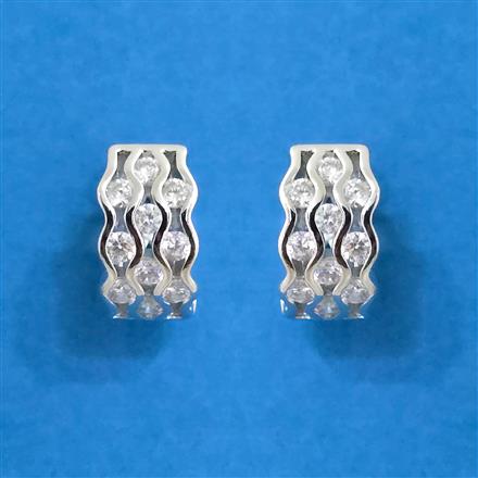 Cz Bali With 2 Tone Rhodium Plating