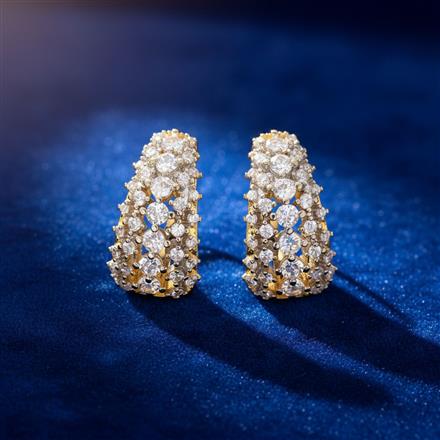 Cz Bali With 2 Tone Rhodium Plating