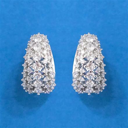 Cz Bali With 2 Tone Rhodium Plating