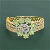 Cz Openable Kada With 2 Tone Plating