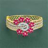 Cz Openable Kada With 2 Tone Plating
