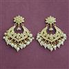 Cz Moti Earring With Gold Plating