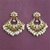 Cz Moti Earring With Gold Plating