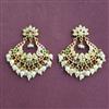 Cz Moti Earring With Gold Plating