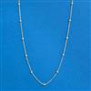Cz Delicate Chain With Carat Gold Plating