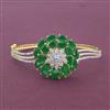 Cz Openable Kada With 2 Tone Plating