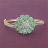 Cz Openable Kada With 2 Tone Plating