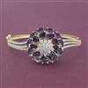 Cz Openable Kada With 2 Tone Plating
