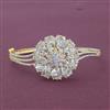 Cz Openable Kada With 2 Tone Plating