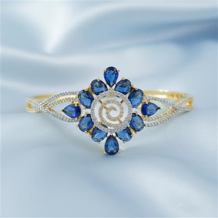 Cz Openable Kada With 2 Tone Plating