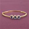 Cz Openable Kada With 2 Tone Plating
