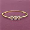 Cz Openable Kada With 2 Tone Plating