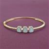 Cz Openable Kada With 2 Tone Plating