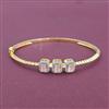 Cz Openable Kada With 2 Tone Plating