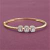 Cz Openable Kada With 2 Tone Plating