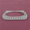 Cz Openable Kada With 2 Tone Rhodium Plating