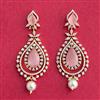 Cubic Zirconia Classic Earring With 2 Tone Plating