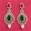 Cubic Zirconia Classic Earring With 2 Tone Plating