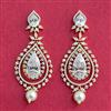 Cubic Zirconia Classic Earring With 2 Tone Plating