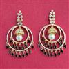Cubic Zirconia Classic Earring With 2 Tone Plating
