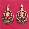 Cubic Zirconia Classic Earring With 2 Tone Plating
