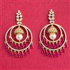 Cubic Zirconia Classic Earring With 2 Tone Plating