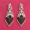 Cubic Zirconia Classic Earring With 2 Tone Plating