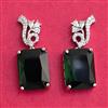Cubic Zirconia Classic Earring With Rhodium Plating