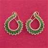 Cz Classic Earring With 2 Tone Plating