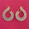 Cz Classic Earring With 2 Tone Plating