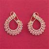 Cz Classic Earring With 2 Tone Plating