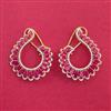 Cz Classic Earring With 2 Tone Plating