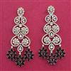 Cz Classic Earring With 2 Tone Plating