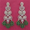 Cz Classic Earring With 2 Tone Plating