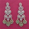 Cz Classic Earring With 2 Tone Plating
