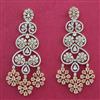 Cz Classic Earring With 2 Tone Plating