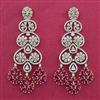 Cz Classic Earring With 2 Tone Plating