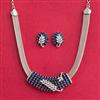 Cubic Zirconia Classic Necklace With Rhodium Plating