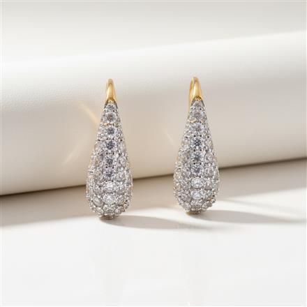 Cz Bali With 2 Tone Rhodium Plating