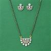Cubic Zirconia Classic Mangalsutra With 2 Tone Plating