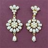 Cz Moti Earring With Gold Plating